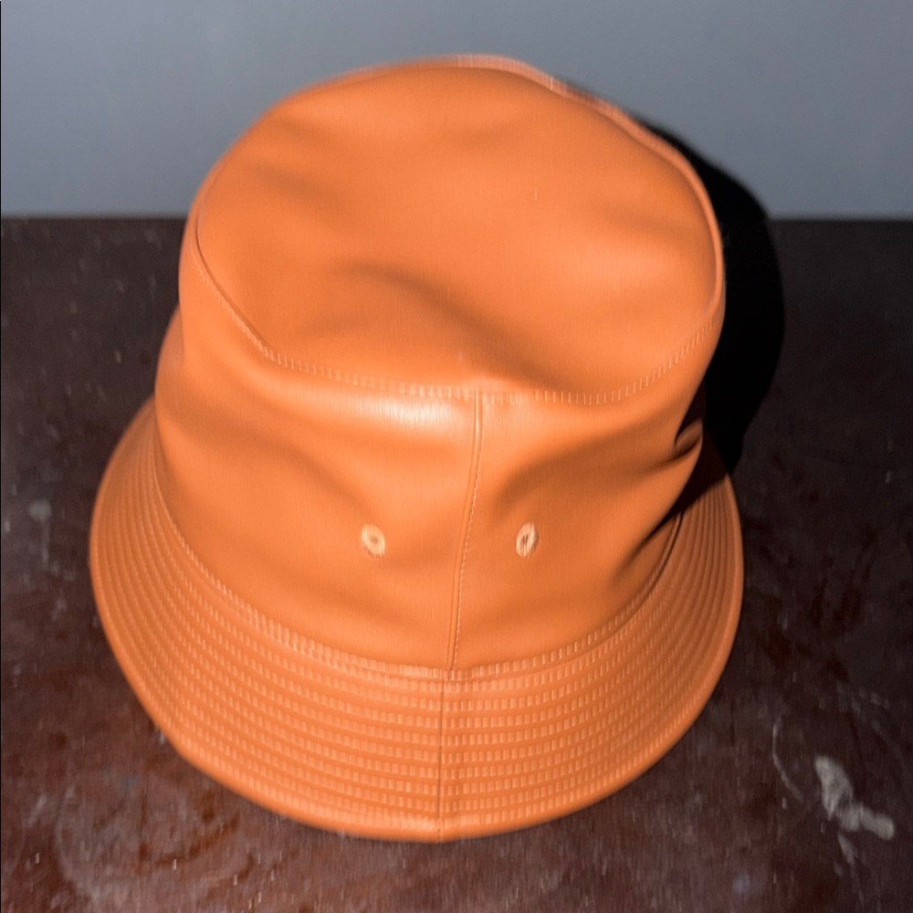Telfar Men's Bold Orange Hat - Picture 4 of 5